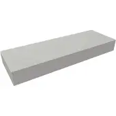 Balmani Nova handenwasser 60 x 20 cm Mat Witte Solid Surface