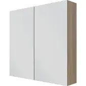 Linie Montro spiegelkast 80 x 75 cm lichte eik