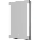Linie Lunar rechthoekig badkamerspiegel 60 x 80 cm met spiegelverlichting