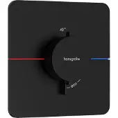 Hansgrohe Showerselect Comfort Q inbouw thermostaat mat zwart