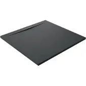 Balmani Andes Evolution douchebak 90 x 90 cm composietmarmer Mat Zwart