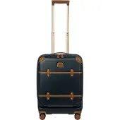 Bric's Bellagio 4 wielen Cabinewagen 55 cm met uitbreidingsplooi blauw