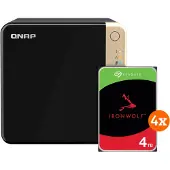 Qnap TS-464-8G + Seagate Ironwolf 16 To (4 x 4 To)