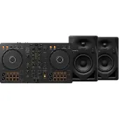 Pioneer DJ DDJ-FLX4 + DJ DM-40D-BT Zwart