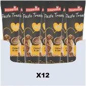 Rosewood 12x Hondensnack Pasta Creme Kip & Lever 150 gr