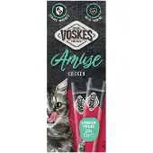 Voskes Liquid Treat kip kattensnack 4 verpakkingen (80 x 15 g)