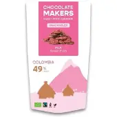 Chocolatemakers Snackable melk 49% met bosvruchten biologisch 100 gram