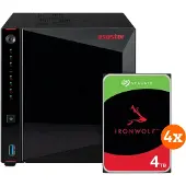 Asustor AS5404T + Seagate Ironwolf 16 To (4 x 4 To)