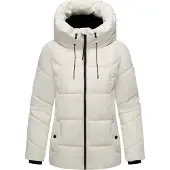 MARIKOO Winterjas 'Kuscheltatze XVI' offwhite
