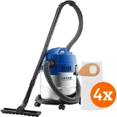 Nilfisk Buddy II 18 Inox + Sacs d'Aspirateur pour Buddy II (4x)