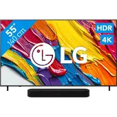 LG 55" QNED82 4K (2025) + Sonos Beam Gen2 Noir