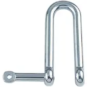 Marinetech RVS D-sluiting lang met onverliesbare pin