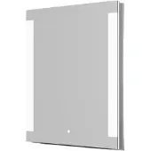 Linie Lunar rechthoekig badkamerspiegel 70 x 80 cm met spiegelverlichting