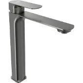 Blaufoss Bodan verhoogde wastafelkraan Brushed GunMetal