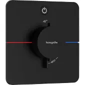 Hansgrohe ShowerSelect Comfort Q thermostaat inbouw voor 1 functie, mat zwart