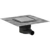 Hansgrohe RainDrain Brillance douchegoot 15cm RSV Look
