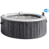 Intex Opblaasbaar bubbelbad Pure Spa Greywood 4 persoons