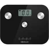 Cecotec Surface Precision EcoPower 10100, elektronische personenweegschaal, 180 kg, nauwkeurigheid 100 g, zwart, 8 kg, meeteenheden: kg / lb