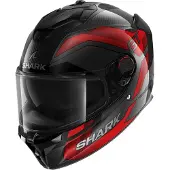 Shark Spartan GT Pro Ritmo Carbon Carbon Rood Chrom DRU Integraalhelm Maat L