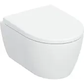 Geberit iCon hangtoilet – compact – TurboFlush – diepte 49 cm – met softclose zitting – glans wit 503.048.00.1