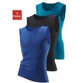 H.I.S. Onderhemd blauw / marine / zwart