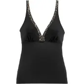 LASCANA Tankinitop bruin / zwart