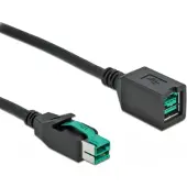 DeLOCK PoweredUSB extension cable 12 V 4 m