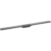 Hansgrohe RainDrain Flex douchegoot afwerkset inkortbaar 120cm Brushed Black Chrome