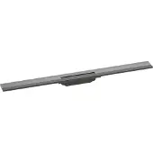 Hansgrohe RainDrain Flex douchegoot afwerkset inkortbaar 90cm Brushed Black Chrome