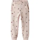 Name it Broek 'NMFValba' jade groen / pastelroze / karmijnrood