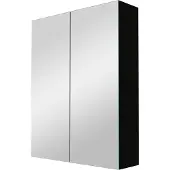 Linie Montro spiegelkast 60 x 75 cm Mat Zwart