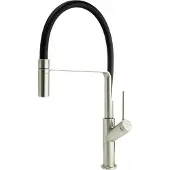 Blaufoss District keukenkraan met uittrekbare handdouche Brushed Coolmetal