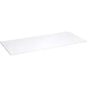 Storke Tavola enkel wastafelblad matte Solid Surface 100 x 46 cm