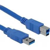 DeLOCK USB A naar USB B - 1 meter - Blauw -