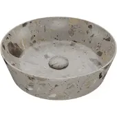 Balmani Still waskom greige terrazzo rond Ø 38 cm