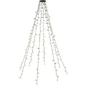 Goobay 200 LED Tree String Lights with Ring, 8x 1.5 m