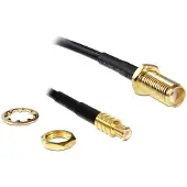 DeLOCK SMA (v) - MCX (m) kabel - RG-174 - 0,20 meter