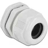 DeLOCK Cable Gland PG21 for round cable grey 2 pieces