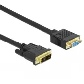 DeLOCK Cable DVI 12+5 male to VGA female 3 m