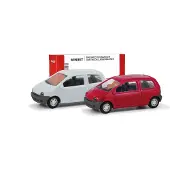 Herpa 012218-007 H0 Auto Renault Twingo, Vermehlo vivo en Jaune vanille
