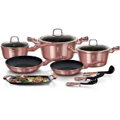 Berlinger Haus Koken pottenset Metallic Irose Line BH6044