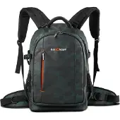 K&F Concept Waterproof backpack, 23l, camo/groen