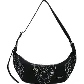 Desigual Schoudertas 'Poker Face Munster 2.0' zwart