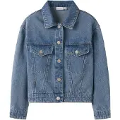 Name it Tussenjas 'NKFMila' blauw denim