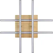 Eglo Plafondlamp Marinello 1 zwart met hout