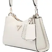 GUESS Schoudertas 'CRESIDIA II TOP ZIP SHLDR BAG' lichtbeige
