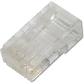 Digitus DN-219602 CAT 6 modulaire stekker voor ronde kabel, niet afgeschermd, 100 stuks DN-219602 RJ45, stekker Aantal polen (sensoren) 8P8C