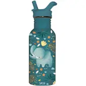 SASSI JUNIOR RVS Fles - - Chewy de Olifant - 500 ml - Multicolor - Unisex