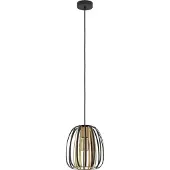 Eglo Encinitos Hanglamp - E27 - Ø 25,5cm - Staal - Zwart/Goud