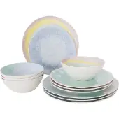 Bo Camp - Pastel - Servies - Barfleur - 12 Stuks